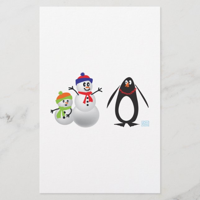 Snowmen e Pinguim (Frente)