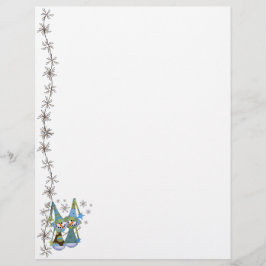 Snowmen Holiday Letterhead