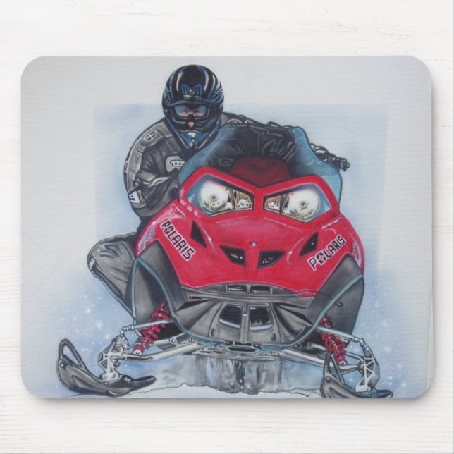 Snowmobiler Mousepad (Frente)