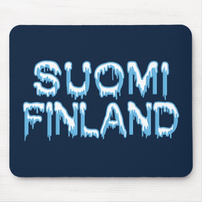 Snowy Finlândia mousepad (Frente)