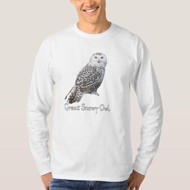 Snowy Owl Long T-Shirt (Frente)