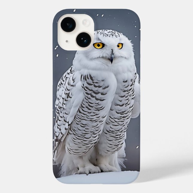 Snowy Owl Na Neve (Verso)