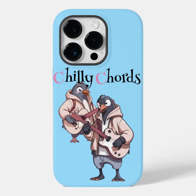 Snowy Serenade: Par Pinguim Guitarista (Verso)