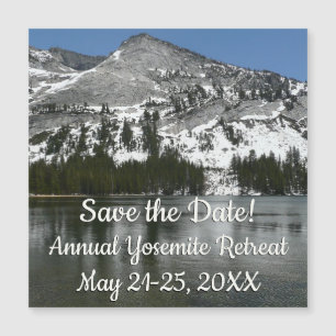 Snowy Tenaya Lake Yosemite - Foto do Parque Nacion