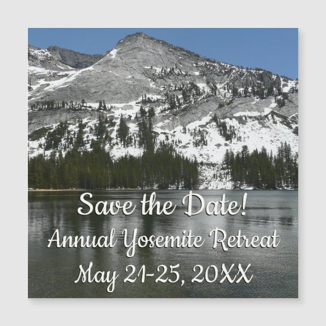 Snowy Tenaya Lake Yosemite - Foto do Parque Nacion (Frente)