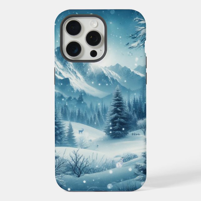 Snowy Winter Mountain (Verso)
