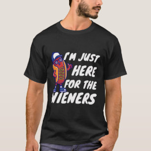 Só Aqui Para A Camisa De Sabuja Cachorro Quente En
