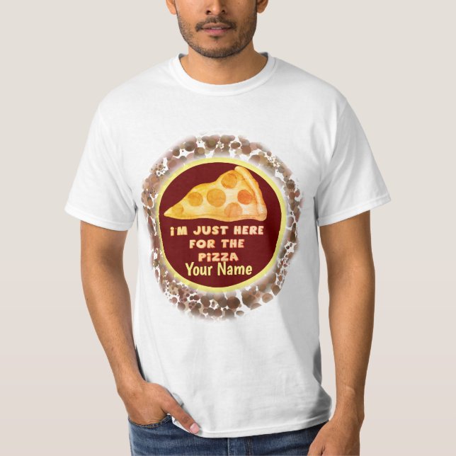 Só aqui para a t-shirt da Pizza (Frente)