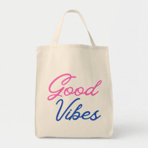 Só Boas Vibrações Bolsa Tote Reutilizável