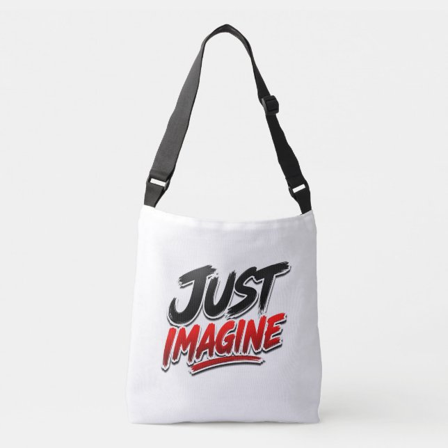 Só Imagine Bolsa Tote de Tipografia (Frente)