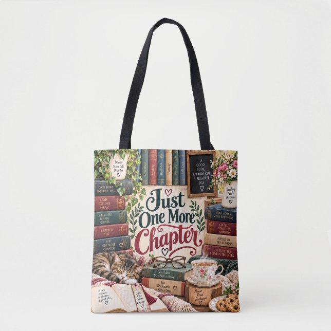 Só Mais Um Capítulo Bolsa Tote (Frente)