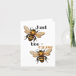 Só porque Cartões de agradecimentos dobrado