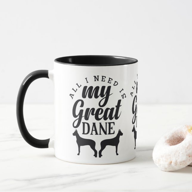 Só Preciso Da Minha Grande Caneca De Dane (Com Donut)