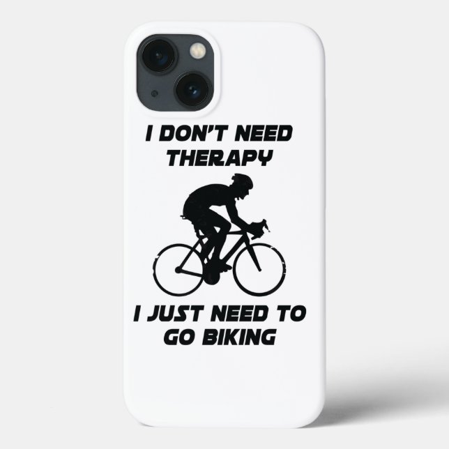 Só preciso ir andar de bicicleta T-Shirt (Verso)