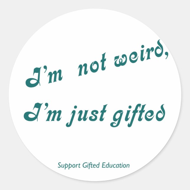 Só um adesivo dotado (Frente)