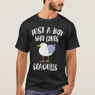 Só Um Rapaz Que Ama O Pássaro De Camiseta De Cam