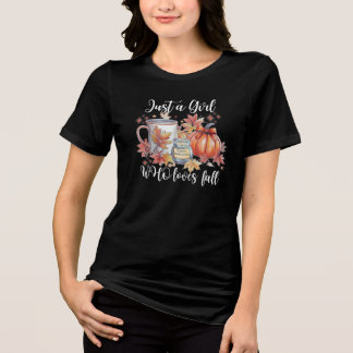 Só uma garota que adora camisa de suor de queda