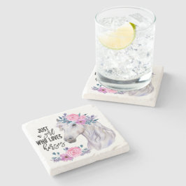 Só uma garota que ama Porta copos de pedra