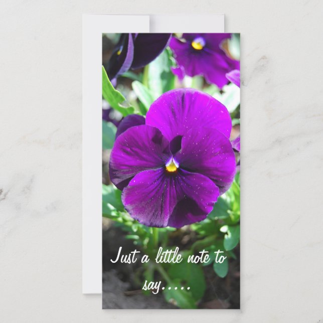 Só uma pequena nota para dizer.... (Frente)