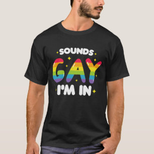 Soa Gay Estou Dentro Camiseta Engraçada Orgulho LG