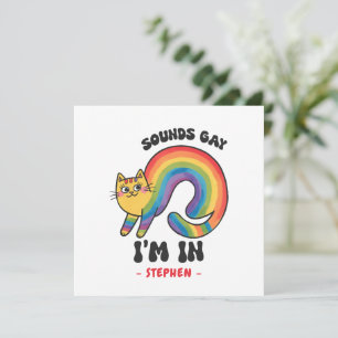 Soa Gay, estou dentro do Rainbow Cat LGBTQ Pride