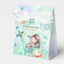 Sob A Caixa De Favor De Aniversário Da Sereia Marí