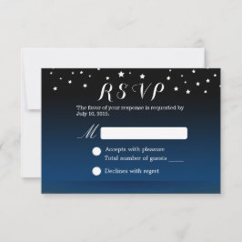 Sob a RSVP de Casamento de Praia das Estrelas