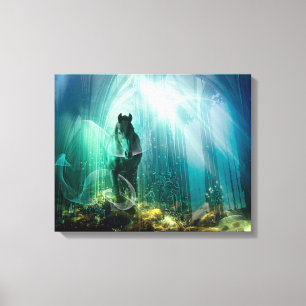 Sob água - Canvas