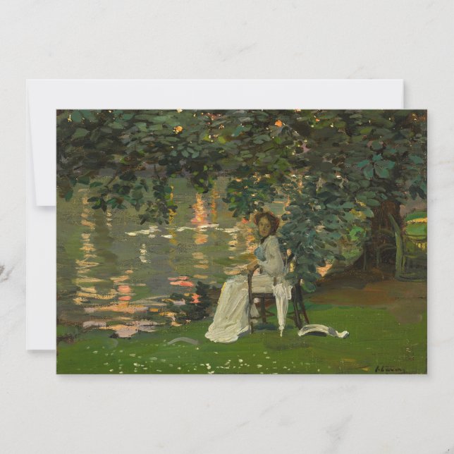 Sob As Árvores, Ranelagh | Sir John Lavery (Frente)