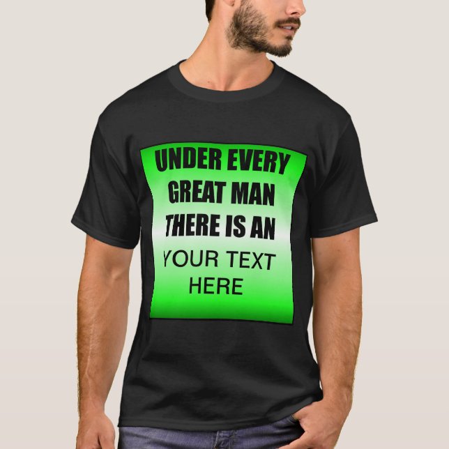 Sob Cada Excelente Há Um? Camiseta (Frente)