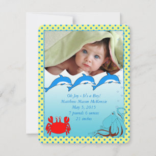 Sob o anúncio do Sea Baby Boy