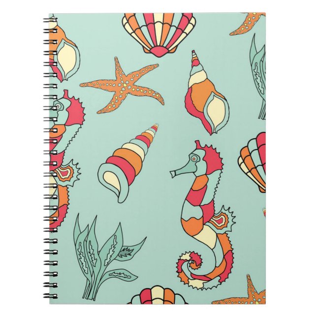 Sob o caderno espiral do mar (Frente)