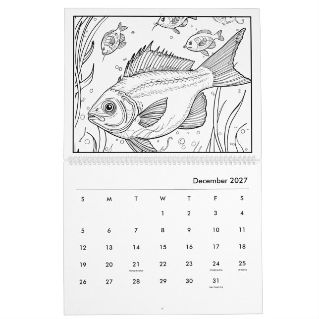 Sob o Calendário de Coloração do Mar (Dez 2027)