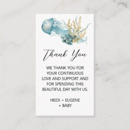 Sob o Cartões de agradecimentos de Chá de fraldas