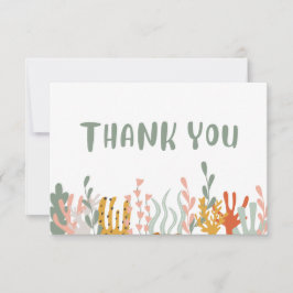 Sob O Cartões de agradecimentos Do Mar