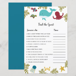 Sob o Chá de fraldas do mar Encontre o Marinho do 