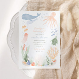 Sob o Convite de festas do Aniversário de criança 