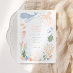 Sob o Convite de festas do Aniversário de criança 