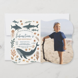 Sob o Convite de Fotografia de Festa de aniversári