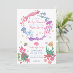 Sob o Convite Para Chás de fraldas De Animais Do O