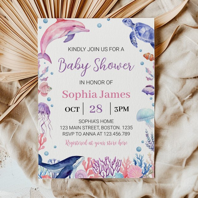 Sob o Convite Para Chás de fraldas De Garotas Do M (Criador carregado)