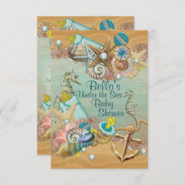 Sob o Convite para Chás de fraldas Marítimos