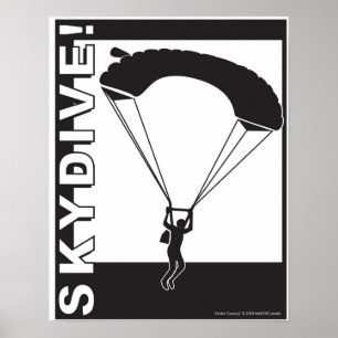 Sob o dossel SkyDive! Poster