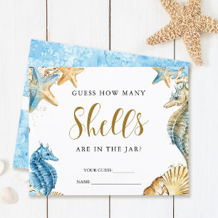 Sob o mar Adivinhem Quantos Jogos de Conchas