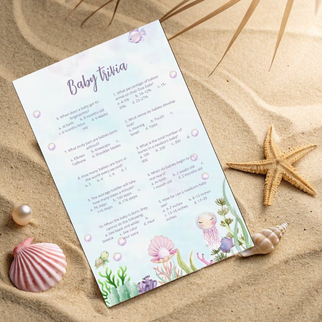 Sob o Mar Bebê Trivia (Criador carregado)