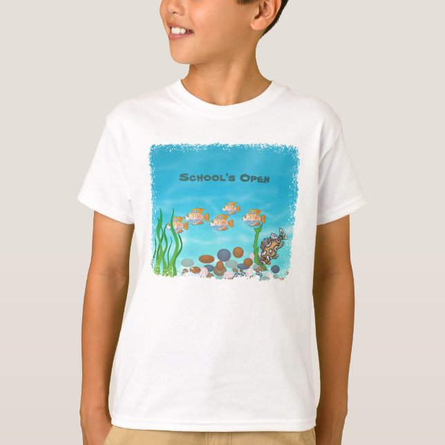 Sob o mar caçoa o t-shirt (Frente)