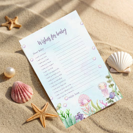 Sob o mar Desejos por Bebê