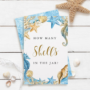 Sob o mar Quantas conchas no jogo do carro