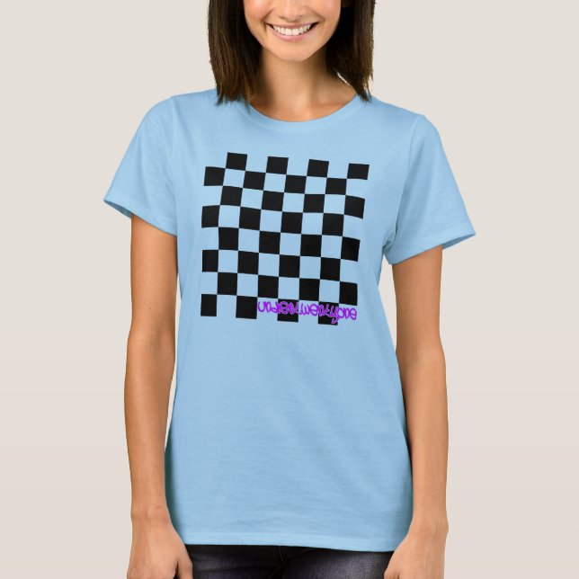 Sob o t-shirt 21 Checkered (Frente)