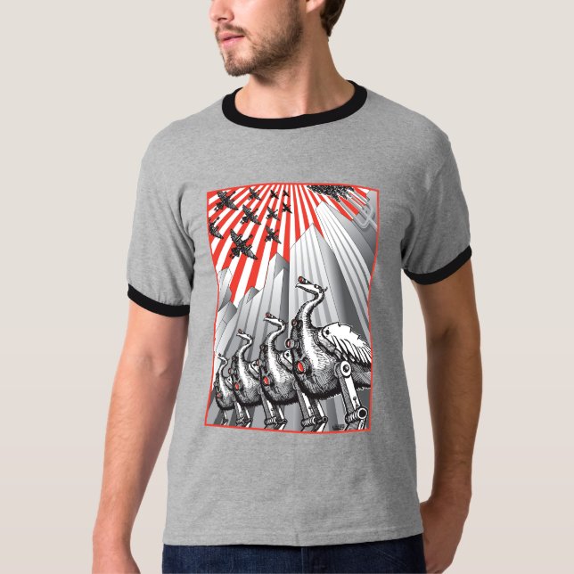 Sob o t-shirt da campainha da fiscalização (Frente)